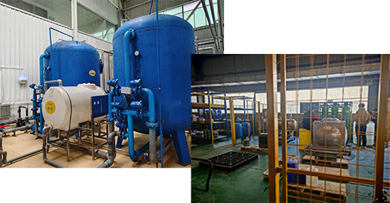 擁有齊全的反滲透設(shè)備